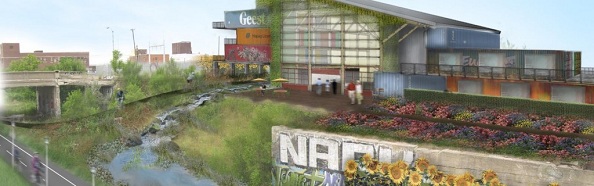 Rendering of proposed hotel project