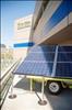 The Convention Center’s skylights were utilized as the location for solar generated panels that powered an on-site microgrid, generating power to the exhibit booths.